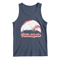 Philadelphia Baseball Tank Top Vintage Skyline City - Wonder Print Shop