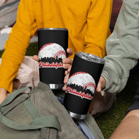Philadelphia Baseball Tumbler Cup Vintage Skyline City - Wonder Print Shop