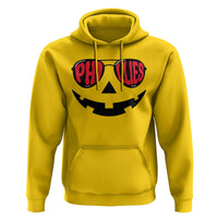 Halloween Phillies Hoodie Philadelphia Baseball Red October Jackolantern Pumpkin Face - Wonder Print Shop