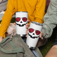 Halloween Phillies Tumbler Cup Philadelphia Baseball Red October Jackolantern Pumpkin Face - Wonder Print Shop