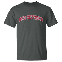 Red October T Shirt Vintage Sports Philadelphia Playoff Baseball Fan - Wonder Print Shop