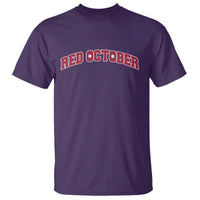 Red October T Shirt Vintage Sports Philadelphia Playoff Baseball Fan - Wonder Print Shop