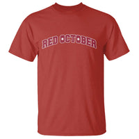 Red October T Shirt Vintage Sports Philadelphia Playoff Baseball Fan - Wonder Print Shop