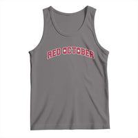 Red October Tank Top Vintage Sports Philadelphia Playoff Baseball Fan - Wonder Print Shop