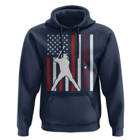 October Ready Hoodie Cool Distressed Philadelphia Baseball Fan US Flag - Wonder Print Shop
