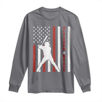 October Ready Long Sleeve Shirt Cool Distressed Philadelphia Baseball Fan US Flag - Wonder Print Shop