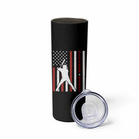 October Ready Skinny Tumbler Cool Distressed Philadelphia Baseball Fan US Flag - Wonder Print Shop