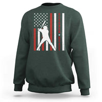 October Ready Sweatshirt Cool Distressed Philadelphia Baseball Fan US Flag - Wonder Print Shop