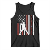 October Ready Tank Top Cool Distressed Philadelphia Baseball Fan US Flag - Wonder Print Shop