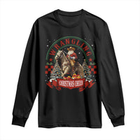 Western Christmas Long Sleeve Shirt Howdy Country Christmas Horse Xmas Cheer
