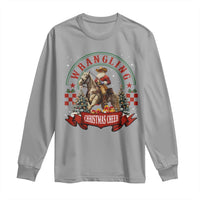 Western Christmas Long Sleeve Shirt Howdy Country Christmas Horse Xmas Cheer