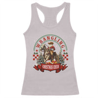 Western Christmas Racerback Tank Top Howdy Country Christmas Horse Xmas Cheer
