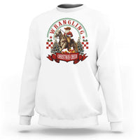 Western Christmas Sweatshirt Howdy Country Christmas Horse Xmas Cheer - Wonder Print Shop