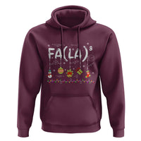 Funny Christmas Hoodie FA (LA)8 Funny Xmas Santa Fa La Math Teacher Student
