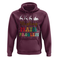 Math Teacher Christmas Hoodie Sleighing Math Problem Xmas Gift