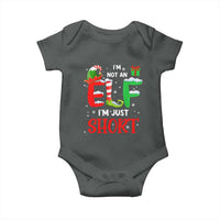 Funny Christmas Baby Onesie I'm Not An Elf Just Short Xmas