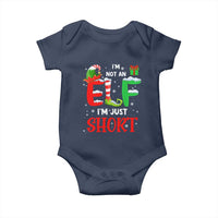 Funny Christmas Baby Onesie I'm Not An Elf Just Short Xmas