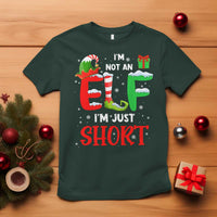Funny Christmas T Shirt I'm Not An Elf Just Short Xmas - Wonder Print Shop