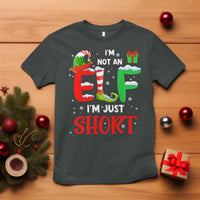 Funny Christmas T Shirt I'm Not An Elf Just Short Xmas - Wonder Print Shop