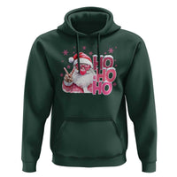 Christmas Couple Matching Hoodie Pink Santa Claus Ho Ho Ho