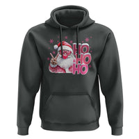 Christmas Couple Matching Hoodie Pink Santa Claus Ho Ho Ho