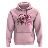 Christmas Couple Matching Hoodie Pink Mrs Claus Ho Ho Ho