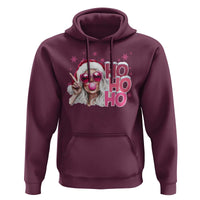 Christmas Couple Matching Hoodie Pink Mrs Claus Ho Ho Ho