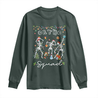Ortho Nurse Doctor Christmas Long Sleeve Shirt Skeletons Orthopedics Nurse Rn Crew