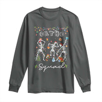 Ortho Nurse Doctor Christmas Long Sleeve Shirt Skeletons Orthopedics Nurse Rn Crew