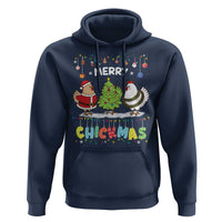 Christmas Chickens Hoodie Lover Gift Farm Gift Merry Chickmas