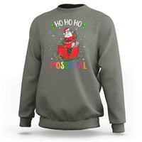 LGBTQ Christmas Sweatshirt Ho Ho Ho Mosexual Slay Santa LGBT Rainbow Pun Gay Pride - Wonder Print Shop