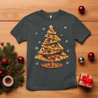 Pizza Christmas Tree T Shirt Xmas Gifts Kids - Wonder Print Shop