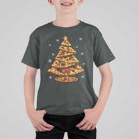 Pizza Christmas Tree T Shirt For Kid Xmas Gifts Kids - Wonder Print Shop