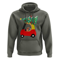 Christmas Kids Hoodie Red Car Tree Cute Xmas Toddler Boys