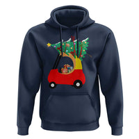 Christmas Kids Hoodie Red Car Tree Cute Xmas Toddler Boys