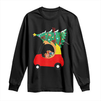 Christmas Kids Long Sleeve Shirt Red Car Tree Cute Xmas Toddler Boys