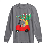 Christmas Kids Long Sleeve Shirt Red Car Tree Cute Xmas Toddler Boys