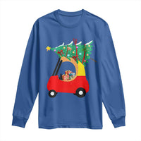 Christmas Kids Long Sleeve Shirt Red Car Tree Cute Xmas Toddler Boys