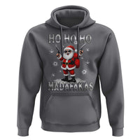 Funny Gun Christmas Hoodie Ho Ho Ho Santa Pew Pew Madafakas