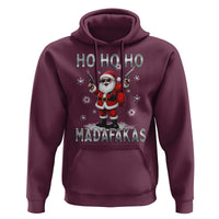 Funny Gun Christmas Hoodie Ho Ho Ho Santa Pew Pew Madafakas