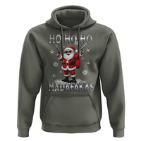 Funny Gun Christmas Hoodie Ho Ho Ho Santa Pew Pew Madafakas