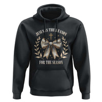 Jesus is the Reason Hoodie Xmas Jesus Lover Religious Christmas Coquette Bow