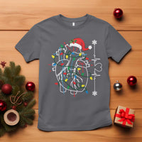Christmas Cardiac Nurse T Shirt Anatomical Xmas Heart Anatomy - Wonder Print Shop