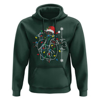 Christmas Cardiac Nurse Hoodie Anatomical Xmas Heart Anatomy