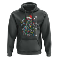 Christmas Cardiac Nurse Hoodie Anatomical Xmas Heart Anatomy