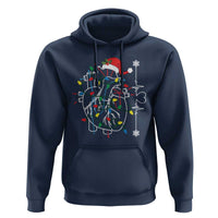 Christmas Cardiac Nurse Hoodie Anatomical Xmas Heart Anatomy