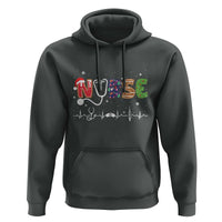 Nurse Christmas Hoodie Nursing RN LPN NP Nicu Xmas Gift