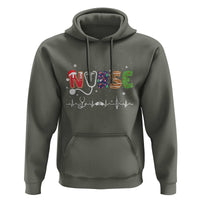 Nurse Christmas Hoodie Nursing RN LPN NP Nicu Xmas Gift