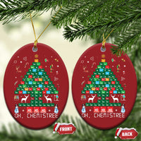 Xmas Chemistry Teacher Christmas Ornament Oh Chemistree Laboratory Lab Tech Teacher Xmas Gift TS10