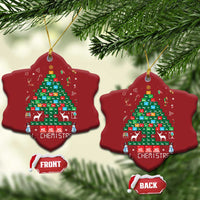 Xmas Chemistry Teacher Christmas Ornament Oh Chemistree Laboratory Lab Tech Teacher Xmas Gift TS10